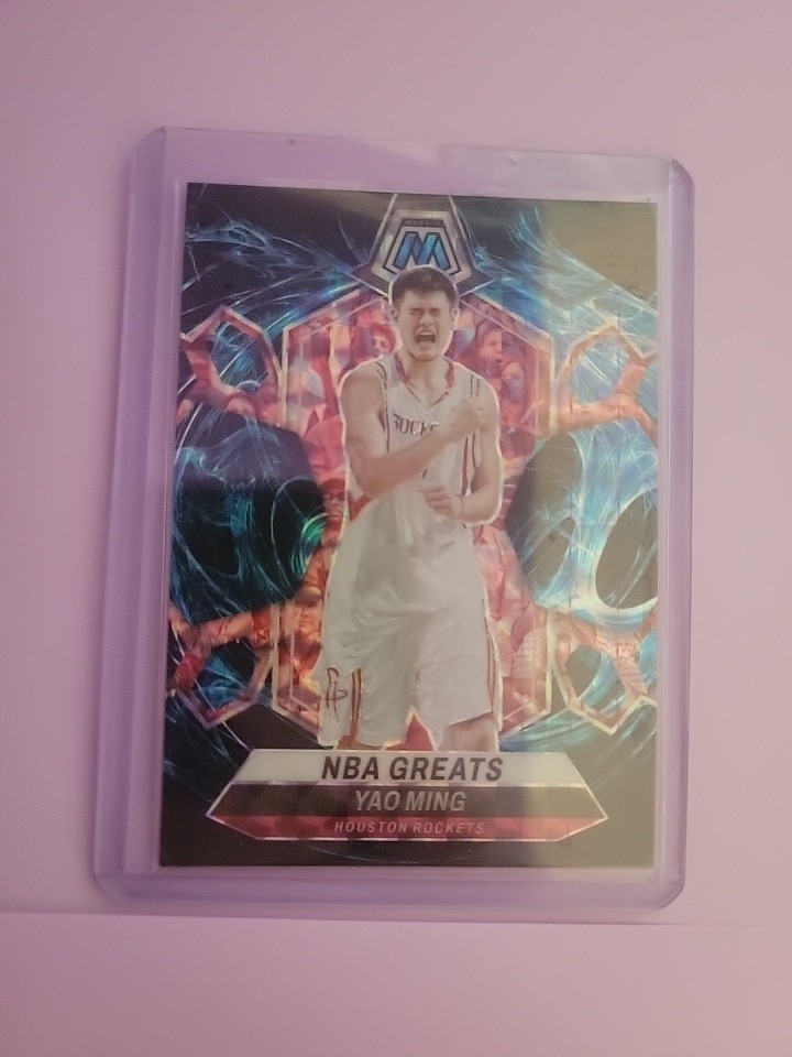 2023 PANINI MOSAIC BASKETBALL GENESIS PRIZM NBA GREATS YAO MING HOUSTON ROCKETS