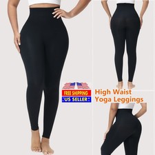 Sports Leggings for Women High Waisted Stretchy Yoga Pants Butt Lifting Running