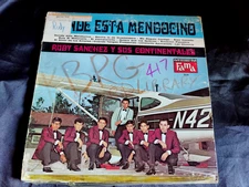 Rudy Sanchez y sus Continentales Original 1971 Fama Latin Rock, Cumbia Tested Lp