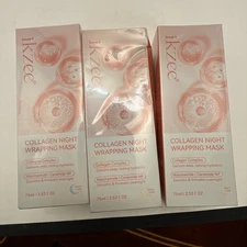 3X Collagen Night Wrapping Mask Overnight Peel-Off Mask Facial Moisturizing Mask