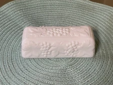 Vintage Imperial Milk Glass Butter Dish Cover LID TOP ONLY Grape Pattern READ