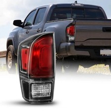 AUTOONE For Toyota Tacoma Tail Lights Assembly, Black Smoked Tail Lamp Assemb...