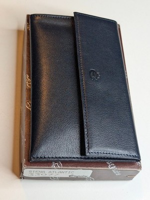 ESQUIRE, 3307, vintage Etui, Leder schwarz (Siena Atlantic), West-Germany