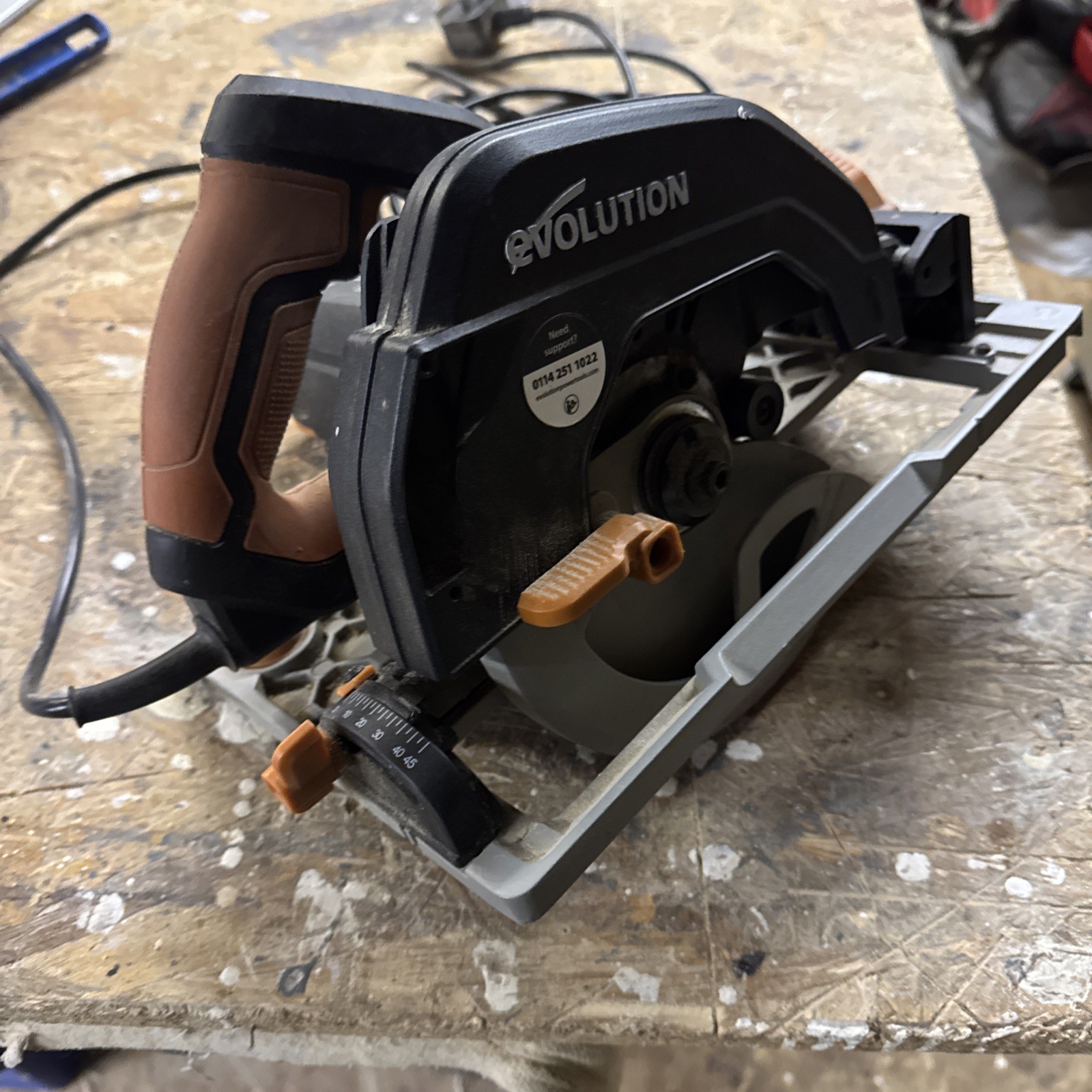 Evolution Power Tools R185CCSX Multi-Material Circular Saw, 1600 W, 230