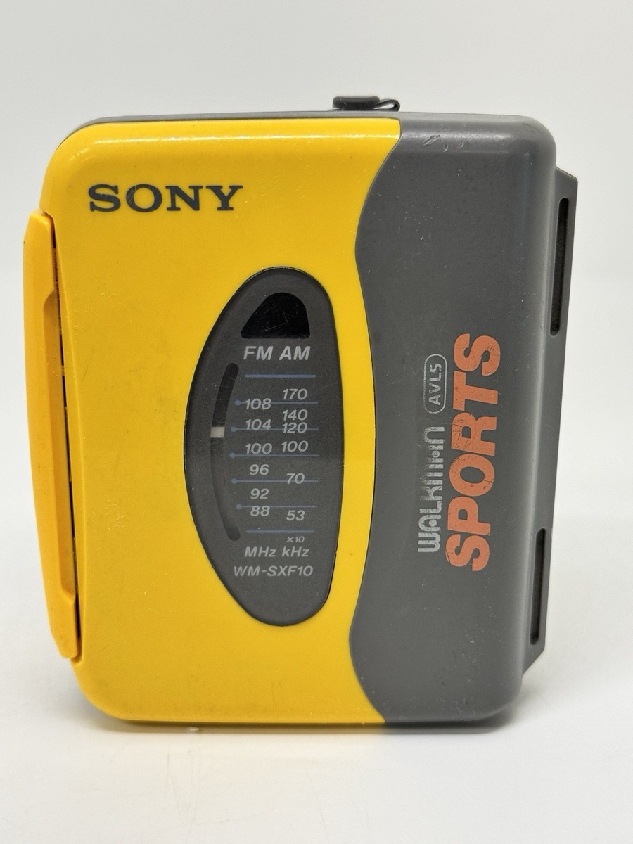 SONY SPORTS WM-SXF10 カセットプレーヤー Sony Wm-sxf10 Sports Walkman Radio Cassette Player WMSXF10