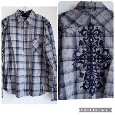 Fender Custom Shop by Rock & Roll Religion Button Down Shirt Men's XL