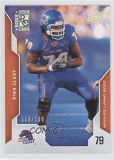 2008 Upper Deck Draft Edition Silver Exclusives 50/100 Ryan Clady #86 0c2