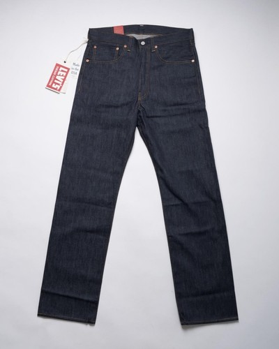 LVC Levi’s Vintage Clothing Big E 501XX 1947 Raw Selvedge Denim Jeans 32X32 USA
