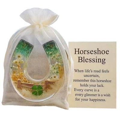 Horseshoe Blessing Pocket Hug: Carry Luck in Your Palm,