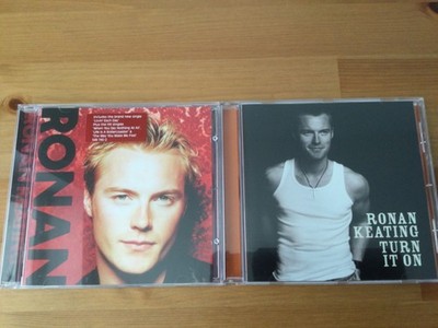 RONAN KEATING    2 Album CDs    Ronan  Polydor 2000 &  Turn It On  Polydor 2003