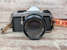 PENTAX ME SLR 35mm Film Camera w/ SMC PENTAX-M 50mm 1:2 Lens - Tested