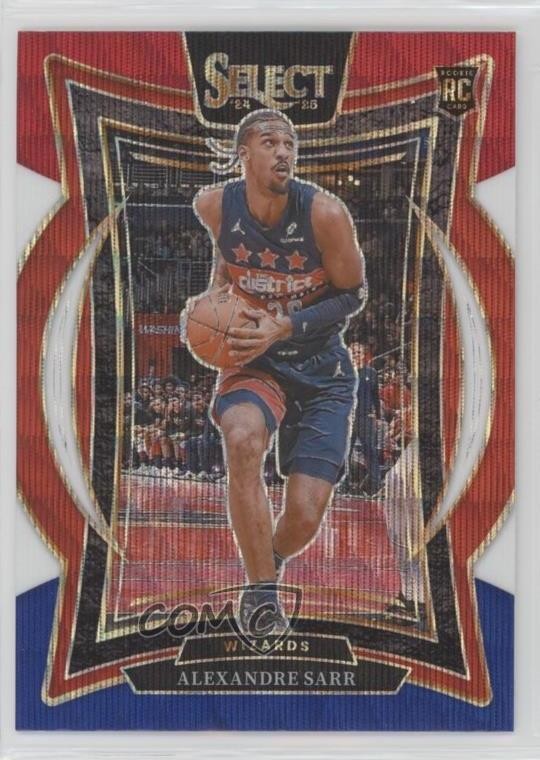 2024-25 Panini Select Concourse Tri-Color Prizm Alexandre Sarr #73 04qn