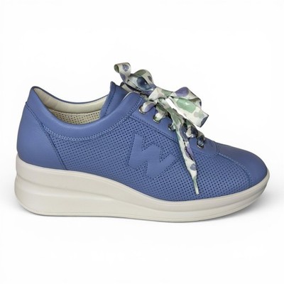 Damenschuhe MELLUSO Sneaker Freizeit bequem Echtleder Made In Italy