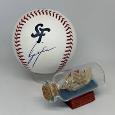 Bryce Eldridge signed Rawlings GIants City Connect Logo Baseball JSA COA A4210