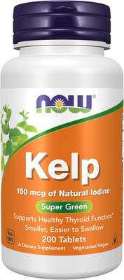 Supplements, Kelp 150 mcg of Iodine, 200 Tabs