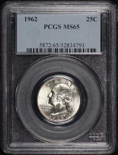 1962 Washington Quarter PCGS MS-65
