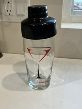 Mezclador de cócteles Kahlua vintage coctelera todo vale y vaso de vidrio de roca Kahlúa