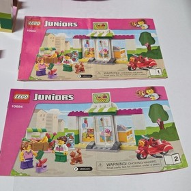 Lego Juniors 10684 Supermarket Suitcase Complete Set Carrying Case Instructions