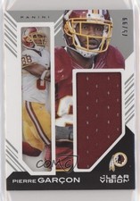 2015 Panini Clear Vision Framed Fabrics 75/99 Pierre Garcon #PG 9md