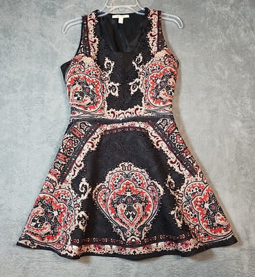 mi a mi for Francescas  Mini Dress Size M Fit & Flare Scoop Neck Bell Sleeveless