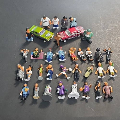 Homies Mini Figurines & Cars Lot Assorted Characters Hard Plastic Urban Theme