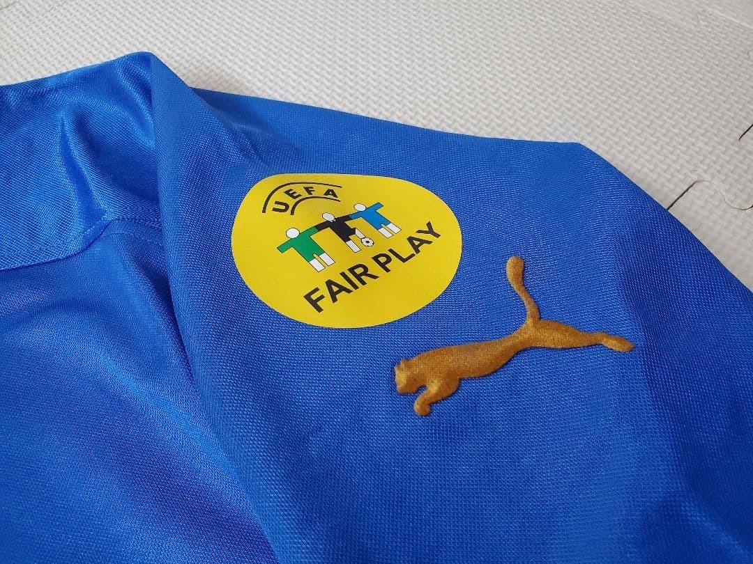 Deadstock #7 DEL PIERO ITALY 2004 Euro Original Home Jersey Patch Size M unused thumbnail 5