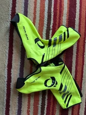Pearl Izumi  Pro Softshell cycling Shoe covers XL neon yellow