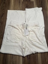 NWT Barefoot Dreams Cozy Chic Lite High Waist Lounge Pants in Pearl Size Medium