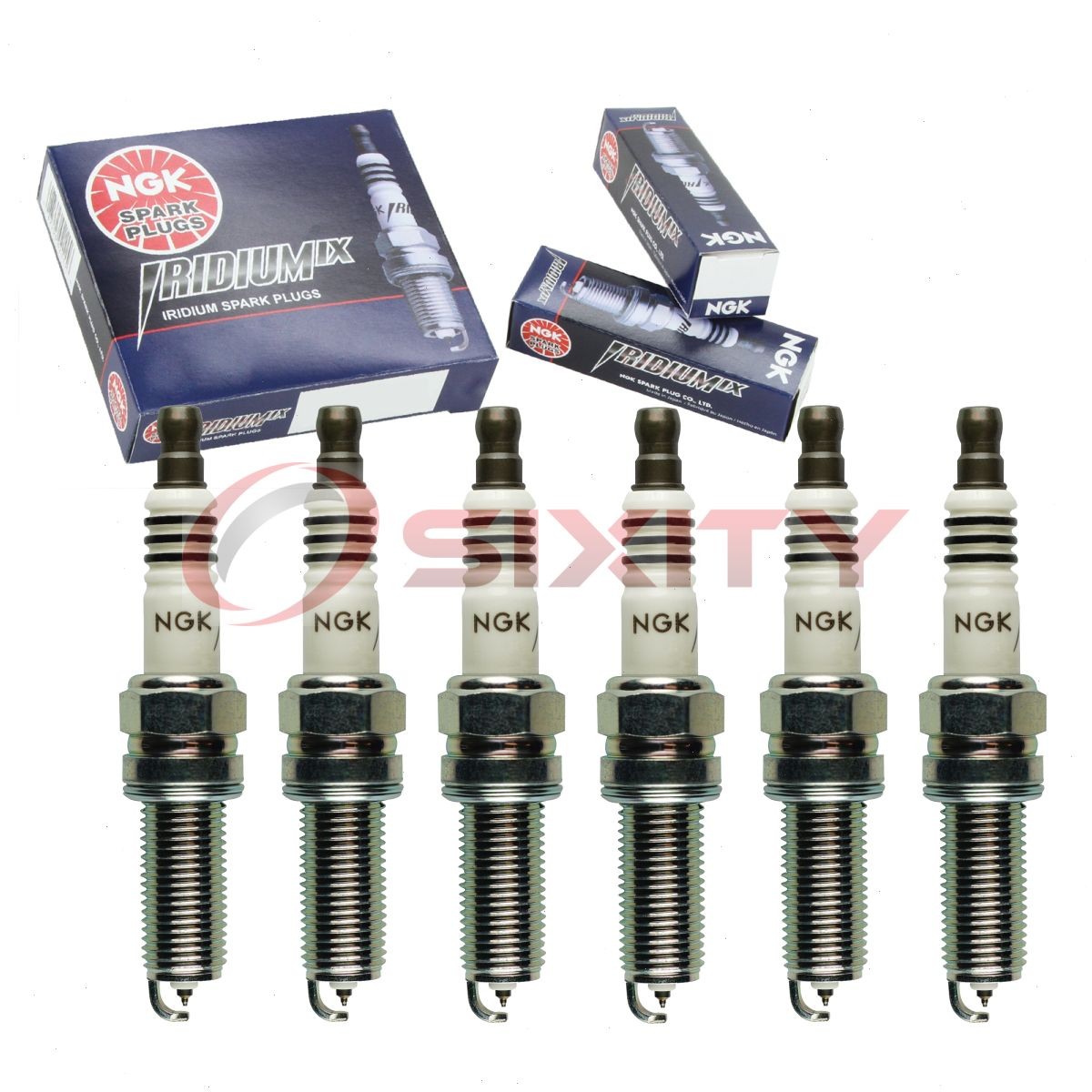 6 pcs NGK Iridium IX Spark Plugs for 2006 Mercedes-Benz S350 3.7L V6 - mz