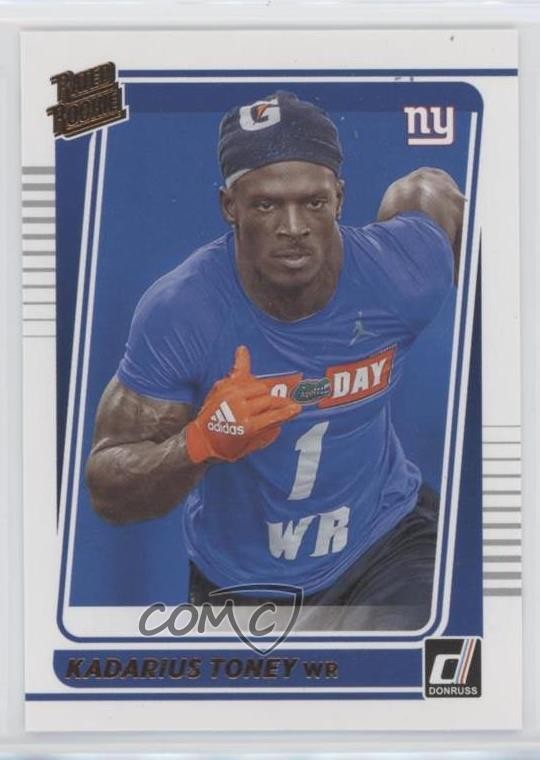 2021 Panini Donruss Rated Rookie Portrait Kadarius Toney #264 Rookie RC 1fw1