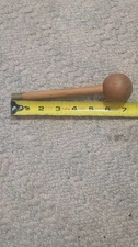 Vintage BIG BORE Muzzleloader  Wood Ball Starter for 54 58 CALIBER Muzzleloader 