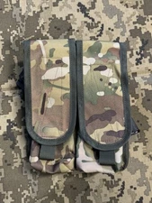 AK Double Mag Pouch MOLLE Multicam MTP Cordura Carrier for 5.45 7.62 Ukraine