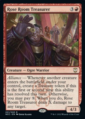MTG Rose Room Treasurer [Streets of New Capenna Commander] Near Mint Magic