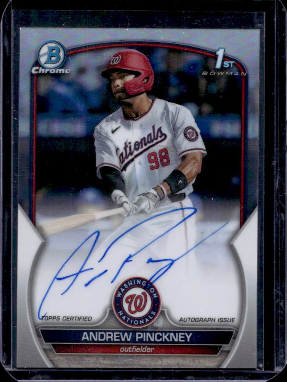 2023 Bowman Draft Andrew Pinckney Chrome Auto Refractor 1st #/499 Nationals