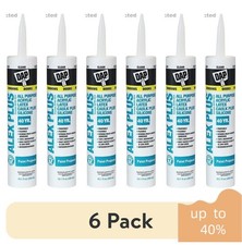 DAP Alex Plus 10.1oz Clear Acrylic Latex Caulk 6 Pack - All Purpose