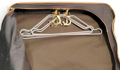 LOUIS VUITTON LV MONOGRAM BROWN CANVAS 2007 TRAVEL GARMENT BAG MADE IN FRANCE - Picture 16 of 24