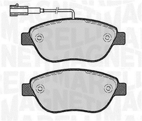 Fits MAGNETI MARELLI 363916060221 HAM PADS. FIAT 500, PUNTO EVO  ⭐UK Stock⭐