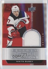2019 Upper Deck Trilogy Rookie Renditions Silver Foil Jersey Nikita Gusev 0a5t