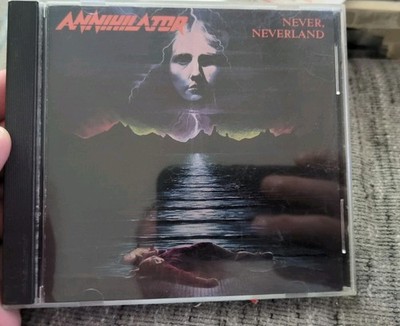 ANNIHILATOR Never Neverland 1990 Original RRD CD Metallica Angel Witch Exodus