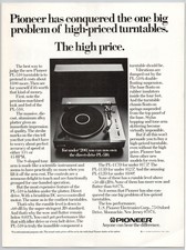 Pioneer PL-510 Giradischi Moonachie NJ Direct Drive 1976 Pubblicità Stampa