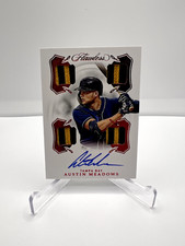 Austin Meadows 2020 Panini Flawless Auto Quad Jersey 5/20