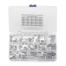 300pcs Cylindrical Pin Locating Dowel Pins Solid M2 M3 M4 Kit Stainless Steel