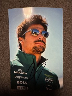 Original Autogramm Karte Lance Stroll Aston Martin Formel 1