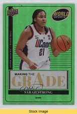 2025 Upper Deck World of Sports Making the Grade Green Sarah Strong READ u8j