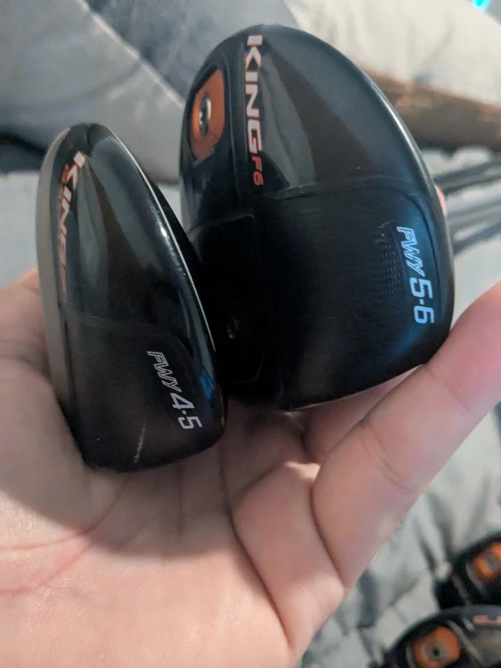 Right Cobra King F6 wood set.4/5,5/6.regular.Baffler - Image 2 of 4