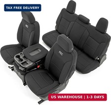 Rough Country Neoprene Seat Covers For Chevy Silverado Gmc Sierra 1500 2019-2