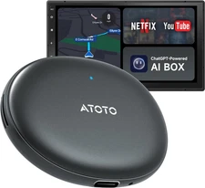 Wireless CarPlay Adapter Android Auto - Smart AI Magic Video Box with Built-in