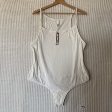 Skims Cotton Rib Bodysuit in Marble SIZE 4XL Could Fit XL/2X NWT 58