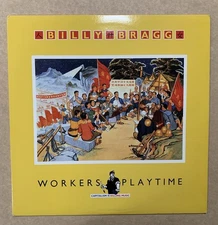 Billy Bragg - Workers Playtime Vinyl Record 1988 Elektra / Asylum Records 