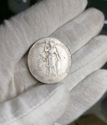 Edward VII Silber 1910 Florin in Sammlerzustand. #9